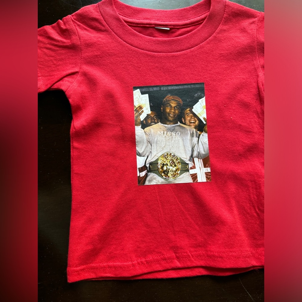 Custom iron Mike Tyson money T shirt